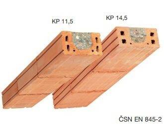 Překlad Porotherm KP 11,5 – 1250×115×71 mm