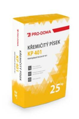 Písek křemičitý PRO-DOMA KP 401 – 25 kg